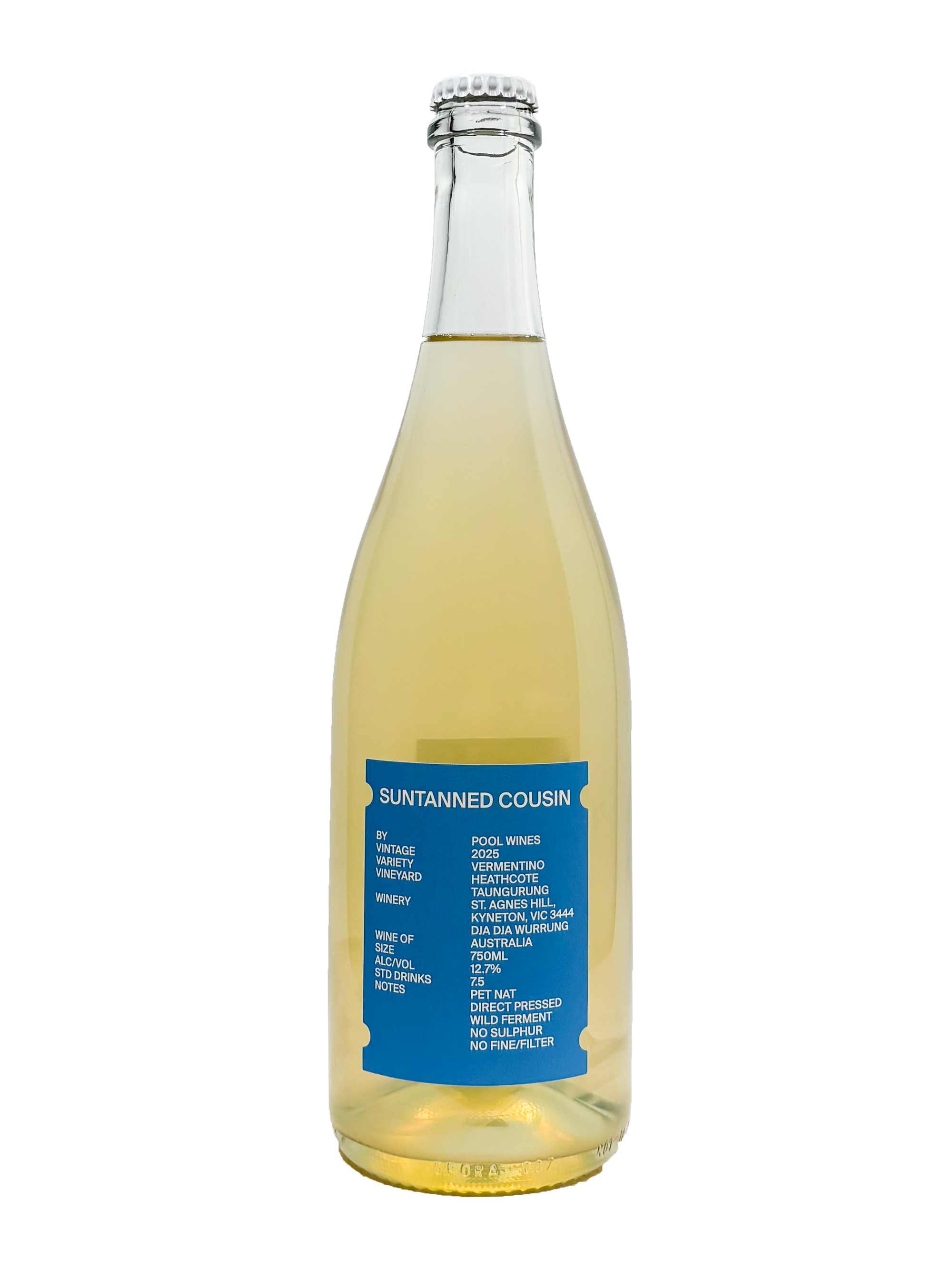 Pool Wines 'Suntanned Cousin' Vermentino Pet Nat 2025