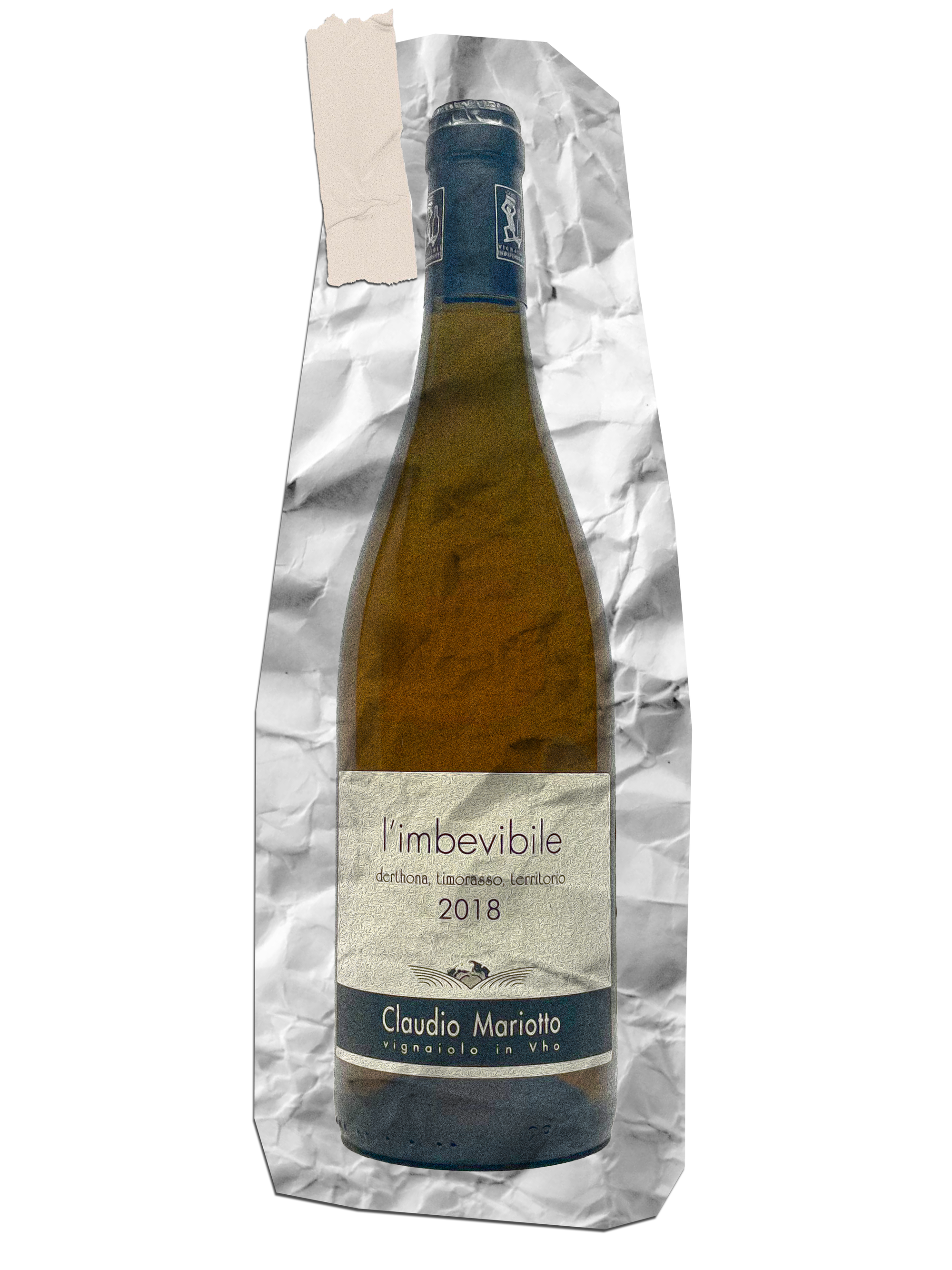 Claudio Mariotto ‘Imbevibile’ Colli Tortonesi DOC Timorasso 2018