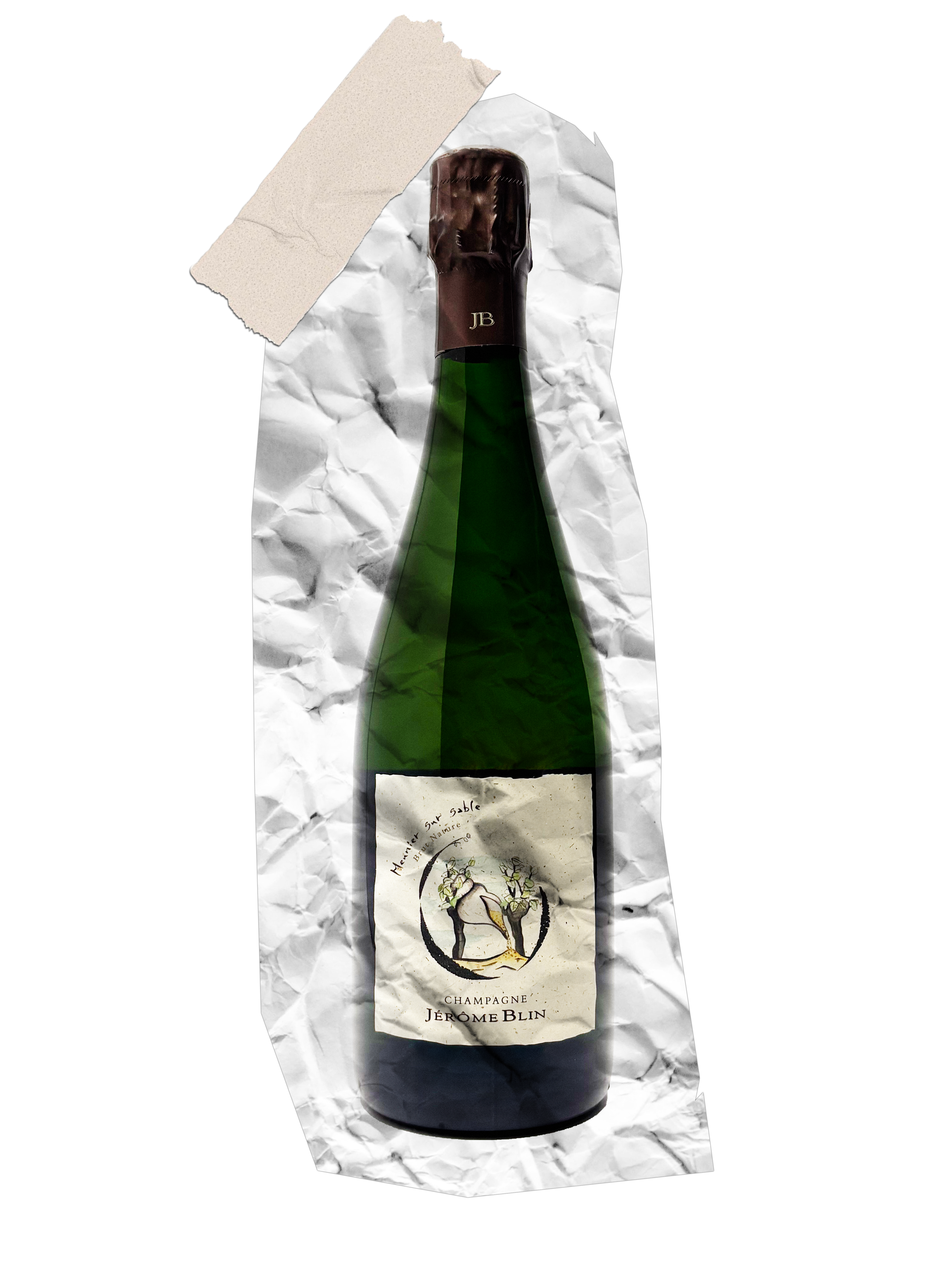 Jérôme Blin Champagne 'Meunier Sur Sable' Extra Brut NV