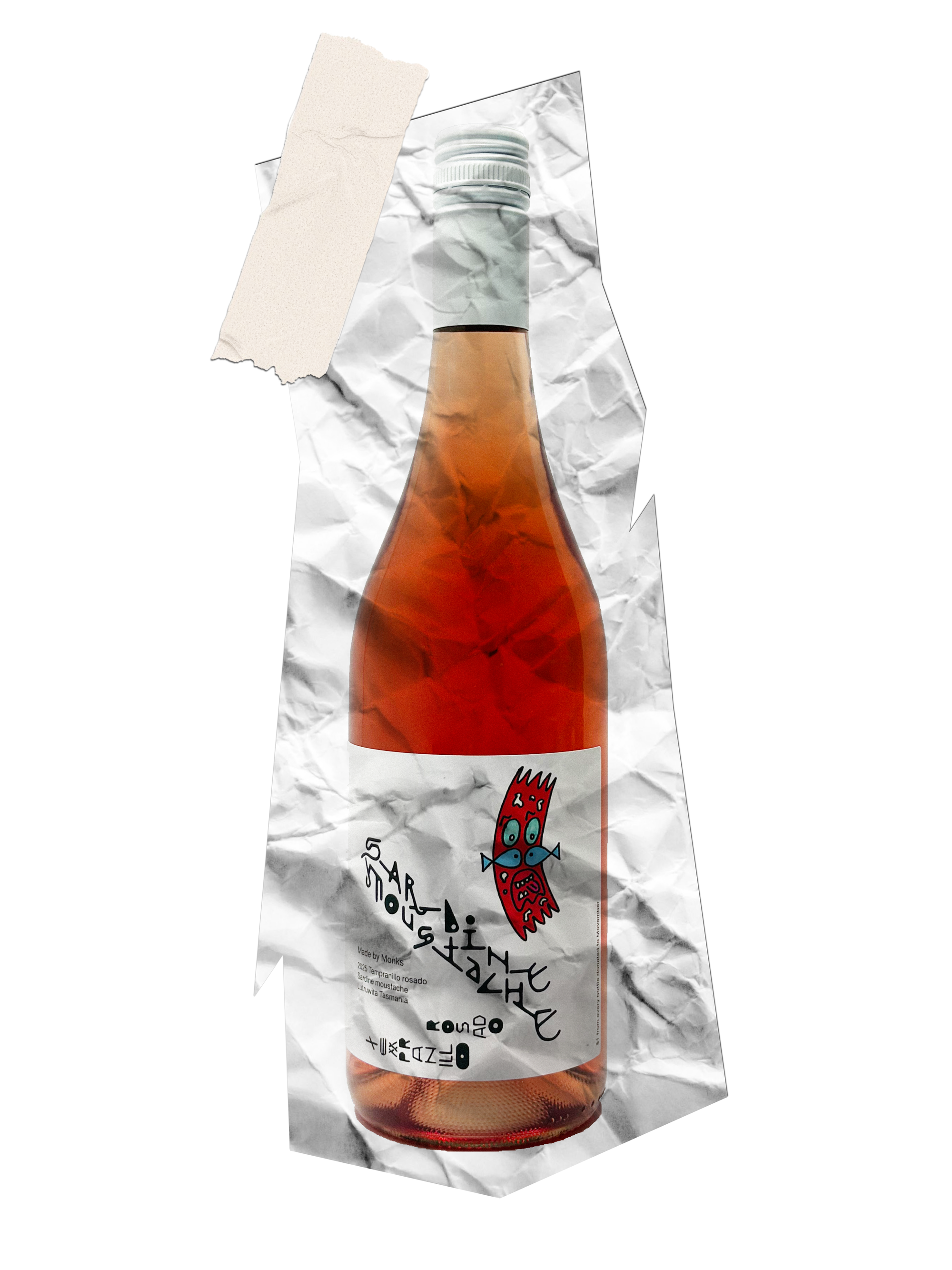 Made by Monks 'Sardine Moustache' Rosado 2025